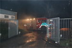 Prio 2 Containerbrand OSG Piter Jelles Bleekerstraat Kollum
